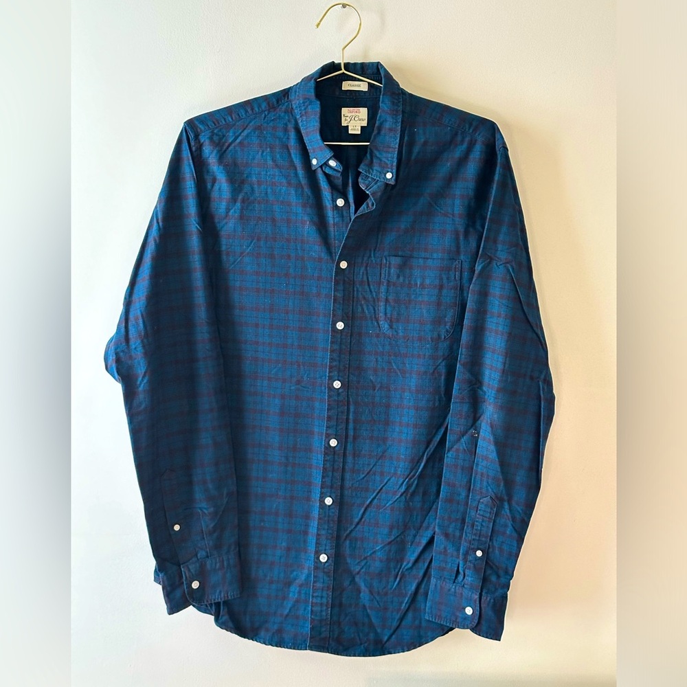 J Crew Classic fit LT (Large Tall) All Cotton Oxford